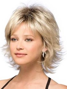 Image result for medium length hairstyles for heart shaped faces 2015 Medium Layered Hair, Hair Styles 2014, 2015 Hairstyles, Shag Haircut, Cute Hairstyles For Short Hair