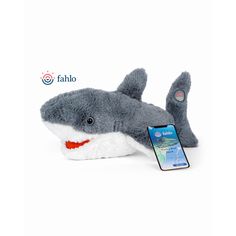 Fahlo The Voyage Shark Tracking Plush Marine Species, Harry Potter Pets, Grinch Who Stole Christmas, Shark Plush, Travel Tools, Lampoon's Christmas Vacation, Soft Sock, Old World Christmas, Great White Shark