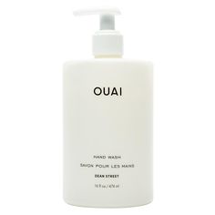 PRICES MAY VARY. OUAI Hand Wash - Make the one thing you do all day a little more fun with the cleansing, exfoliating and hydrating liquid soap. Rinse-a-OUAI germs, exfoliate and soften with this super hydrating hand wash. Your Hands Will Thank You - Jojoba esters provide a gentle yet effective exfoliation, while castor oil, avocado and rosehip create a soothing, moisturizing hand soap experience. Scented with Dean Street, we think you’ll give it two thumbs up. Open This OUAI - For easy use, mak Avocado Rose, Moisturizing Hand Soap, Rose Hip Oil, Refill Pouch, Liquid Hand Soap, Sls Free Products, How To Exfoliate Skin, Shower Routine, Body Cleanser