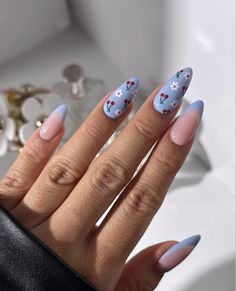 34 Insanely Cute Spring Nail Design Ideas 106 34 Insanely Cute Spring Nail Design Ideas Cherry Nail Art, Cherry Nails, Cute Spring Nails, Pink Nail, Nail Designs Spring, Floral Nails, Chic Nails, Nail Arts, Nail Designs Summer