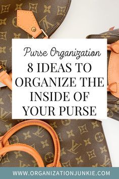 purse organization 8 ideas to organize the inside of your purse