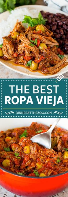 the best ropa viea recipe with olives and beans