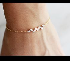 Bridesmaid Bracelet Gift, Bride Bracelet, Diamond Bracelet Design, Dainty Gold Bracelet, Bracelet Crystal, Dainty Bracelet, Bridesmaid Bracelet