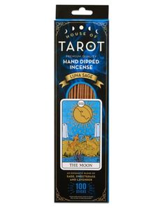 an unopened box of tarot incense sticks