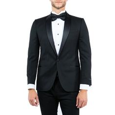 Mens Black Tuxedo, Jacket Slim Fit Discover the elegance of our Black Tuxedo Jacket, designed to elevate your formal attire to new heights. Highlighting its exquisite satin lapel, this jacket adds a touch of luxury to your ensemble. With the option to choose from a Notch Lapel, Peak Lapel, or Shawl Collar, you can tailor your style to perfection. Made with premium Dacron and Viscose, our Black Tuxedo Jacket blends durability, comfort, and a flawless drape. Its superior quality ensures a refined Formal Outerwear With Pressed Crease And Custom Fit, Winter Tuxedo With Suit Collar For Groom, Winter Wedding Tuxedo For Groom With Suit Collar, Winter Tuxedo Sport Coat With Notch Lapel, Formal Custom Fit Outerwear With Lapel Collar, Winter Tuxedo For Groom, Formal Slim Fit Outerwear With Lapel Collar, Slim Fit Formal Outerwear With Lapel Collar, Formal Long Sleeve Sport Coat