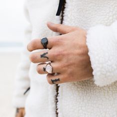 Black Onyx or Rose Quartz Signet Rings - Created using real cuts of a black Onyx ^ Rose Quartz Gemstones. Every stone is unique making it the perfect Ring for your unique style.  Unisex ring, womens sizes available DETAILS  Materials: Stainless Steel (Base) & 18K Gold PVD Plating. Real Onyx stone / Rose Quartz Gem. / Available in silver / Gold. Available in all sizes, Mens & Womens Lifetime Warranty To receive in a luxury wrapped jewellery box, please select gift wrapping. We 100% guarantee your Gemstone Rings Men, Rings Men Silver, Smokey Quartz Ring Men, Luxury Silver Signet Ring With Onyx, Silver Onyx Signet Ring Gift, Silver Onyx Ring Men, Silver Rings For Men, Mens Signet Ring, Signet Ring Silver