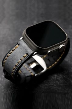 Band Material Type: Leather Band Length: 20cm Clasp Type: buckle Item Type: Watchbands Condition: New with tags Wear-resistant Black Apple Watch Band For Outdoor, Black Wear-resistant Apple Watch Band For Outdoor, Black Watch Band For Everyday Use, Black Watch Bands With Wrist Strap For Everyday Use, Black Leather Strap Watch Bands For Outdoor, Black Leather Strap Apple Watch Band For Everyday Use, Black Bracelet Strap Apple Watch Band For Everyday, Black Watch Accessories With Leather Strap For Outdoor, Black Watch Accessories With Waxed Finish