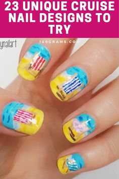 Save this pin for a showcase of chic nail designs perfect for your next cruise adventure! Elevate your style with these trendy and fun nail art ideas. Don't miss out on setting sail in style. #NailArtInspo #CruiseFashion #BonVoyageStyle Latest Nail Art, Summertime Fun, Art Trends, Set Sail