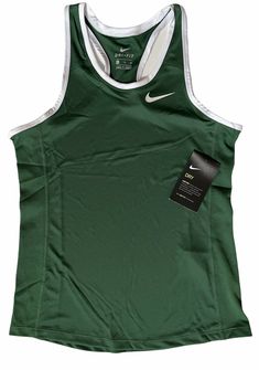 NIKE Girls Dri-Fit Tank Top Shirt NWT Green Jordan Sports Running Basketball XL. Brand new with tags Please see pictures for details, all sales final. Thank you Green Jordans, Nike Tank Top, Nike Tank, Nike Tank Tops, Nikes Girl, Sports Running, Swag Shoes, Workout Tank Tops, Sport Running