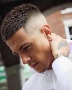 Long Buzz Cut, Gents Hair Style, Men's Short Hair, Mens Fade, Hairstyles For