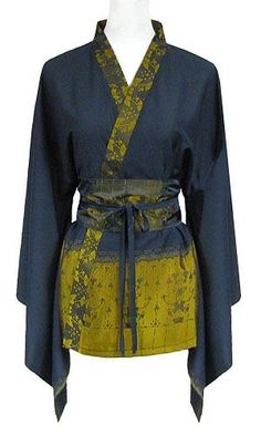 Look Kimono, Japanese Style Clothing, Kimono Japan, Kimono Shirt, Wrap Clothing, Mode Kimono, Quirky Fashion, Eclectic Fashion