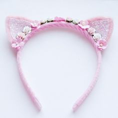 ❤ Blippo.com Kawaii Shop ❤ 4 Princess, Cat Ears Headband, Kawaii Harajuku, Cat Flowers, Pastel Fashion, Kawaii Accessories, Cute Headbands, Ears Headband, Velvet Headband