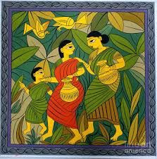 Image result for madhubani paintings Painting On Cloth, Phad Painting, Jamini Roy, Ideas For Flowers, Gond Painting, Buddha Art Painting, Art Projects For Kids, Madhubani Art, Om Namah Shivaya