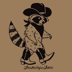 a raccoon wearing a top hat and boots