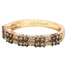 Grand Sample Sale Ring featuring Chocolate Diamonds® , Vanilla Diamonds® set in 14K Honey Gold™ Chocolate Diamonds, Le Vian, Sample Sale, Fashion Rings, Vanilla, Jewelry Rings, Honey, Diamonds, Ring