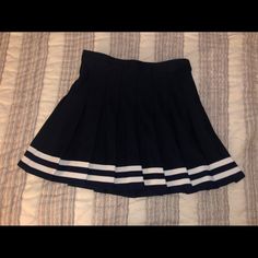 Navy Blue Cheer Skirt Adult Xs. Great For Cheer, Halloween/Dress Up, Or Tailgating. Never Worn, Tags Still Attached. Blue Mini Length Tennis Skirt For School, Navy Fitted Tennis Skirt With Lined Skirt, Navy Fitted Tennis Skirt With Lining, Navy Casual Tennis Skirt, Navy Casual Pleated Skirt Skort, Navy Casual Pleated Skort, Navy Pleated Skort, Casual Navy Pleated Skort, Blue Stretch Skort For School