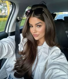 Rambut Brunette, Moroccan Beauty, Dark Brunette Hair, Brown Hair Looks, Dark Brunette, Brown Hair Balayage, Celebrity Kids, Hair Color And Cut