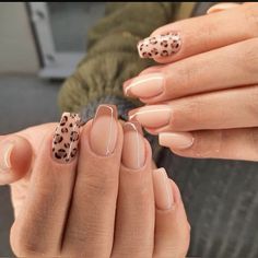 Acrylic Nail Designs Cheetah Print, Tan Cheetah Nails, Safari Inspired Nails, Cheat Print Nails, Cheetah Print Acrylics, Neutral Cheetah Nails, Cheetah Print Fall Nails, Chetta Print Nail, Jaguar Print Nails