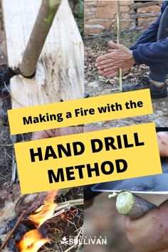 It's possible to make fire using nothing more than a carved stick and a flat piece of wood. Possible, but not easy! #fire #wildernesssurvival #bushcraft Carved Stick, Cute Camping Outfits, Nomadic Life, To Build A Fire, How To Make Fire