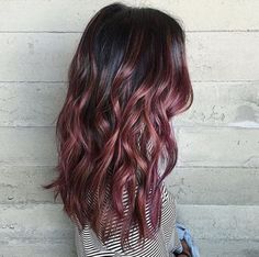 Chocolate Mauve Hair, Mauve Hair, Balayage Blonde, Dark Rose, Pink Shades, Rose Gold Hair, Penteado Cabelo Curto, Ombre Hair Color, Rose Hair