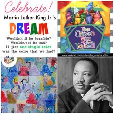 martin luther king jr's dream poster for the children's book festival, which is celebrating martin luther king jr's dream