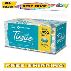 two boxes of tissues are on sale for $ 1 99 each and one is free shipping