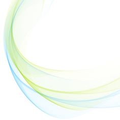 an abstract blue and green background with wavy lines in the center, on a white background