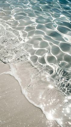 the water is crystal blue and clear at the beach