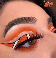 Nemo Makeup, Derby Makeup, Emoji Makeup, Disney Eye Makeup, Disney Inspired Makeup, Cartoon Makeup, Monster Makeup, Makeup Charts, Wholesale Vendors