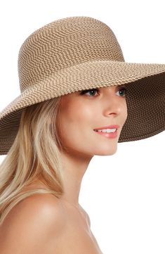 An elegant broad-brim sun hat is woven from airy, lightweight straw for a look that's both graceful and chic. Style Name:Eric Javits 'Hampton' Straw Sun Hat. Style Number: 1022951. Stylish Hats For Women, Fedora Hats For Men, Hats Fedora, Couches Living, Mens Fedora, Fedora Hat Men, Fedora Hat Women, Mens Hats, Straw Sun Hat