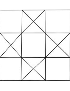 the four squares are shown in black and white, each with different lines on them