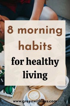 Feeling stressed after waking up ? It's time for you to implement some morning habits for healthy living: 8 things to do during your morning routine ! How To Be Healthy, Wellness Habits, Healthy Morning Routine, Healthy Lifestyle Habits, Morning Habits, Lifestyle Habits, Healthy Routine, Natural Therapy