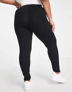 Pants & Leggings by ASOS DESIGN Next stop: checkout Pack of two pairs High rise Elasticized waistband bodycon fit Asos Curve, Pants Leggings, Asos, Latest Trends, High Rise, Trousers, Leggings, Pants, Black