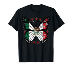 PRICES MAY VARY. Grab this Mexican Independence Day Butterfly T-Shirt for Mexican Independence Day, Hispanic Heritage Month or as a Birthday gift for men, women, boys, girls, kids & youth! Wear this vintage Mexico flag outfit on September 16 & Viva Mexico! This Mexican Independence Day Butterfly T-Shirt is a perfect gift for mexican men, women, teens & toddlers. Browse our brand for more Mexico Independence latino latina hispanic spanish heritage culture pride roots top clothes pj tee apparel Li Mexico Women, Mexico Jersey, Mexican Independence Day, Mexican Independence, Mexico Shirts, Spanish Heritage, Mexican Men, Mexican Flags, Flag Outfit