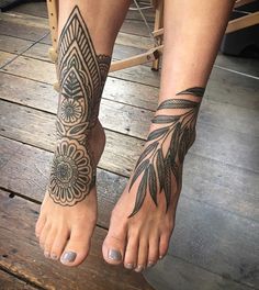 a woman's foot with tattoos on it and the words instagramm above her