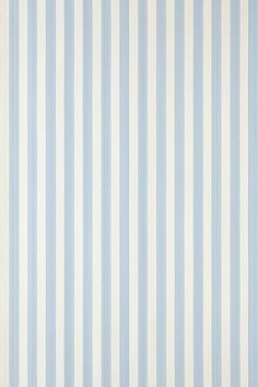 a blue and white striped wallpaper with vertical stripes