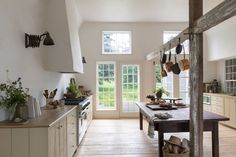 the kitchen is clean and ready for us to use in the day or night time