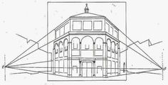 an architectural drawing of a building