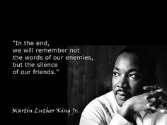 martin luther king quote on black and white photo