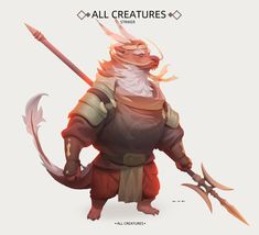 an all creatures character is shown in this image