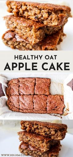 Start your day on a nutritious note with this Flourless Apple Oatmeal Breakfast Cake from Her Highness Hungry Me. Packed with wholesome oats and juicy apples, this cake is a deliciously guilt-free way to enjoy breakfast. Perfect for those looking to indulge in a sweet treat without the flour, it's a satisfying option that keeps you energized all morning. Whether you're meal prepping for the week or enjoying a cozy weekend brunch, this recipe is sure to become a favorite in your healthy eating routine. Oatmeal Apple Cake, Apple Breakfast Cake, Healthy Breakfast Oatmeal, Oatmeal Apple, Glutenfri Baking, Apple Breakfast, Breakfast Oatmeal, Healthy Cake Recipes, Healthy Cake