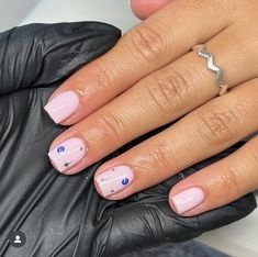 Biab Nail Design Simple, Ibiza Nails Short, Simple Short Nail Designs Square, Square Nails Biab, Easy Biab Nails, Square Biab Nails Summer, Biab Nail Design Holidays, Greece Nail Ideas Square, Birthday Nails Biab