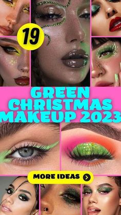 Green Christmas Makeup, Christmas Makeup Art, Makeup Ideas 2023, Christmas Party Makeup, Christmas Makeup Ideas, Pakistani Makeup, Makeup 2024, Makeup 2023