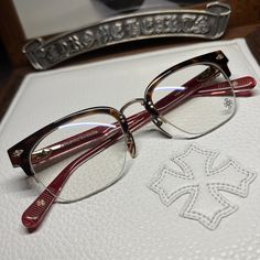 Chrome Hearts Neeners Chrome Hearts Glasses | Grailed Clothe Styles, Glasses Inspo, Pretty Accessories, Cute Glasses, Outfit Check, Gentle Monster, Eye Glass