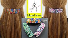 Sew Scrunchie, Halogen Oven, Felt Hair Clips, Crochet Baby Dress, Oven Recipes, Crafts Diy, Barrettes, Sewing Tutorials, Sewing Machine