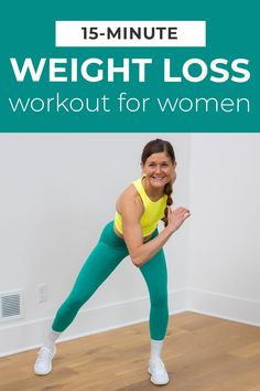 Get 1,500 steps and burn fat with the best beginner weight loss workout. This is a low impact but high intensity cardio workout at home using just your bodyweight. Follow along with the best standing cardio exercises for fat loss. High Intensity Cardio Workout, Exercises For Fat Loss, Standing Cardio, Low Impact Cardio Workout, Full Body Weight Workout, Short Workouts, High Intensity Cardio