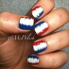 Manicure Colors, Blue Nail, Fancy Nails, Cool Nail Art