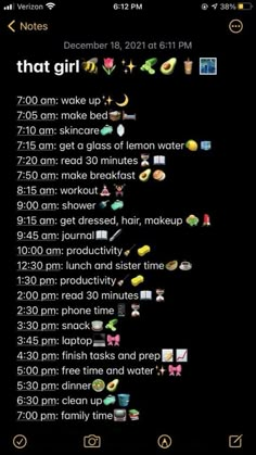 Daily Routine Schedule For Healthy Lifestyle, Study Rutin List, Morning Rutin Aesthetic, Weekend Morning Routine List, How To Plan Out Your Week, Summer Rutin, Summer Night Routine Aesthetic, Jadwal Rutinitas Harian, Summer Glowup Checklist