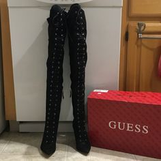 Reposhing This Item I Purchased From @Yanni9898. Loved It, But Ready To Rotate For Something New. Questions? Leave A Comment Below! Guess Shoes, Over The Knee Boots, Over The Knee, Something New, Knee Boots, The Knee, Size 6, Women Shoes, Boots