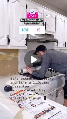 Redo Spaces • DIY • Int Design • Construction • Remodel • Home on Instagram: "DIY backsplash for under $250 and 6 hrs using self adhesive paper instead of mortar. Love it?
Pinning best comments.
#backsplash #diybacksplash #diy #diykitchen #redo #spaces #redospaces #remodel #savemoney #addvalue" Splashback Kitchen Ideas, Inexpensive Backsplash Ideas, Splash Back Ideas, Painting Bathroom Countertops, Kitchen Tile Diy, Easy Kitchen Backsplash, Install Backsplash, Self Adhesive Backsplash, Easy Backsplash